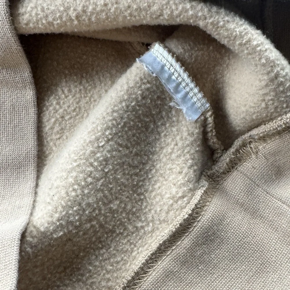 Nike Youth L 12-13 Air Jordan Pullover Hoodie Sweatshirt Light Brown Tan
